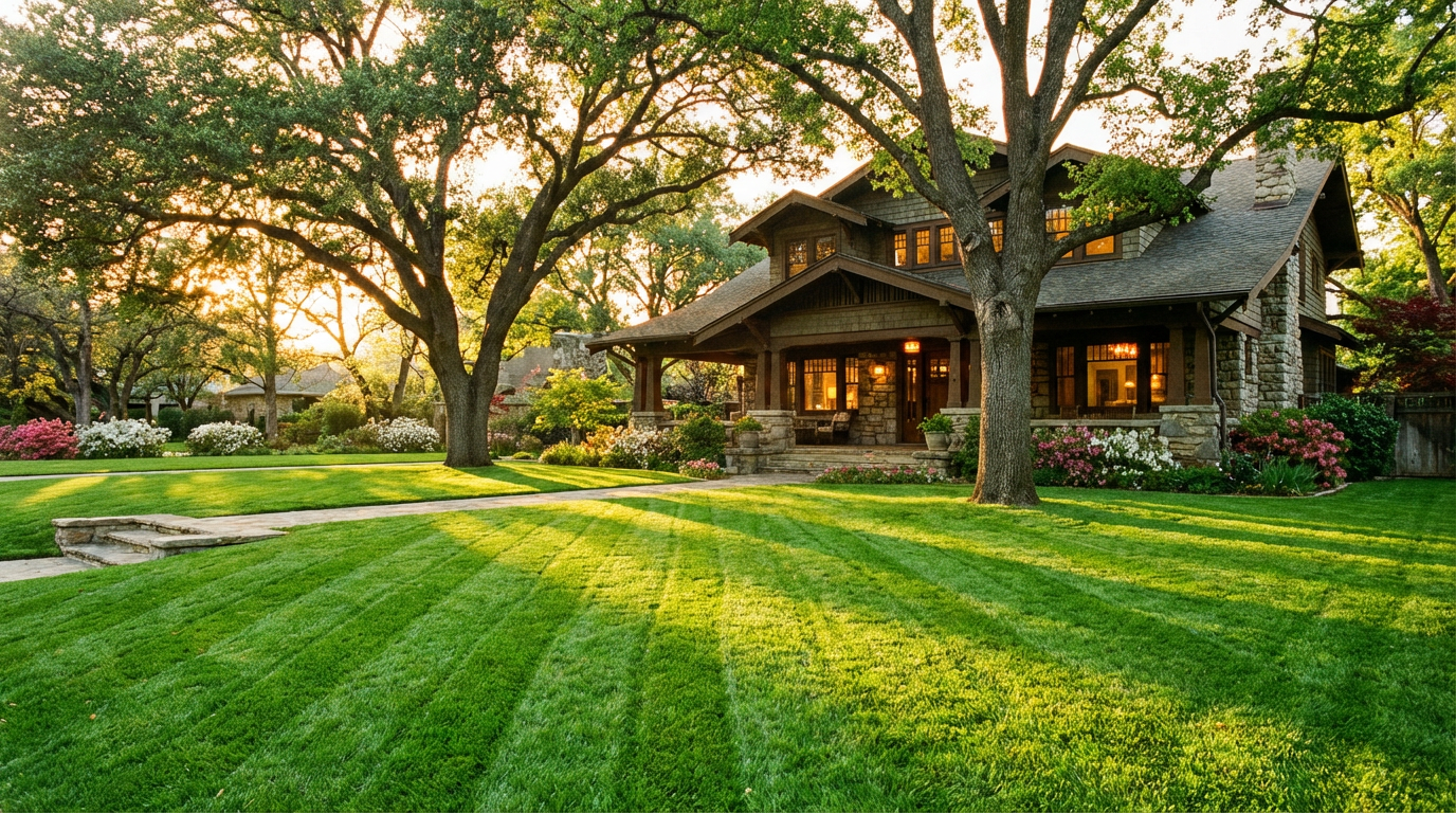 Beautiful lawn in Springfield MO